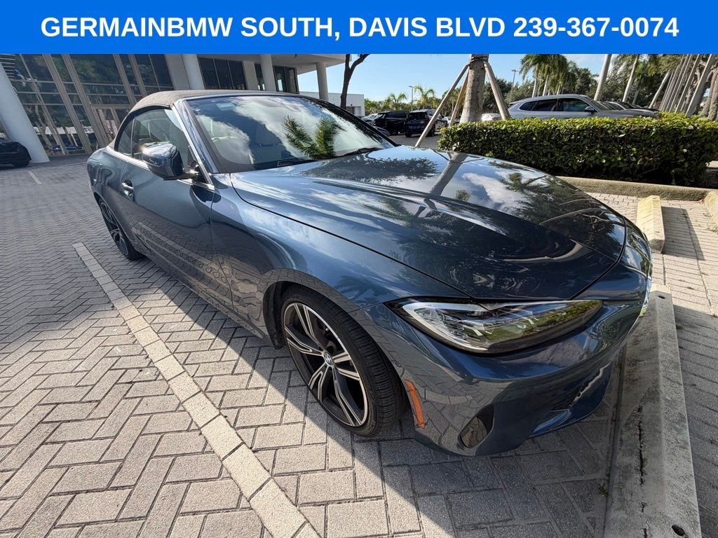 Certified Used 2024 Blue Metallic BMW 430i image 6