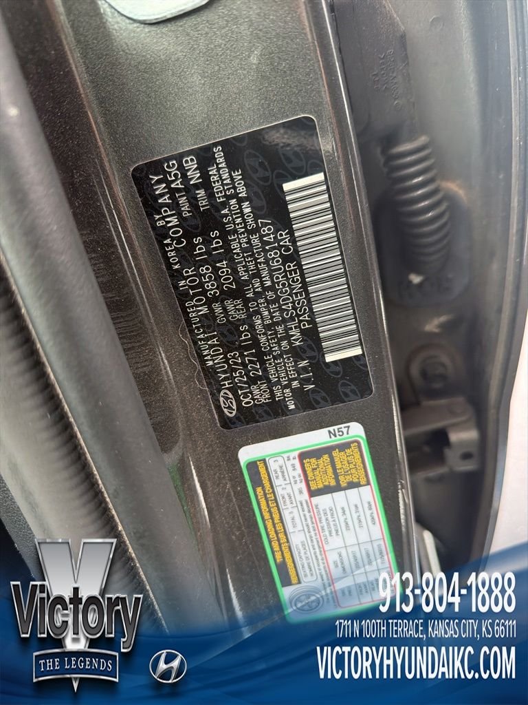 Used 2024 Hyundai Elantra SEL with VIN KMHLS4DG5RU681487 for sale in Kansas City