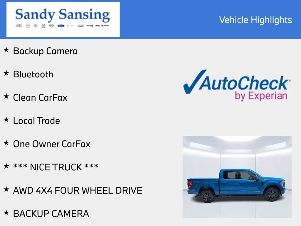 Used 2021 Blue Ford XLT image 7