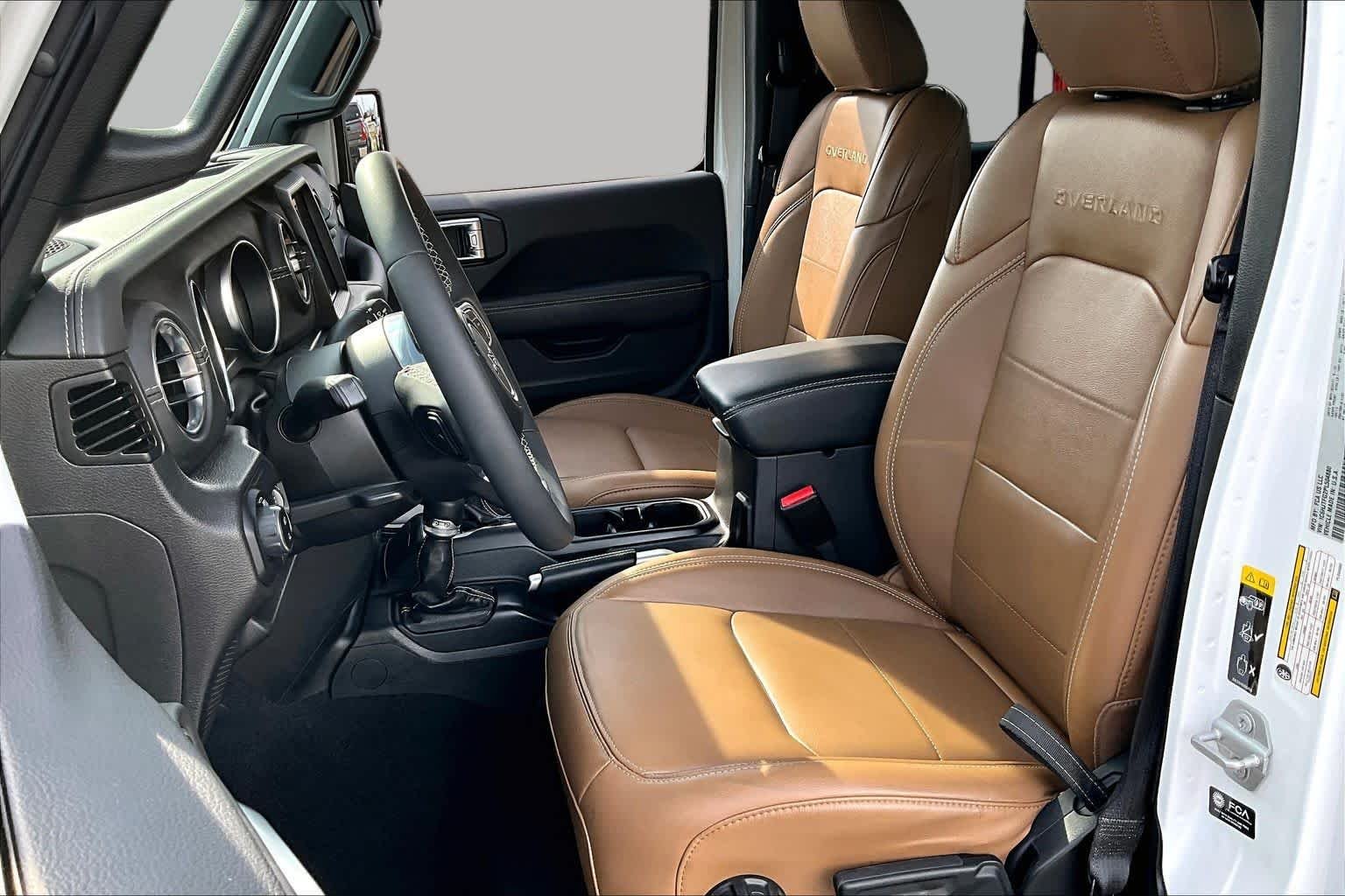 Used 2023 Bright White Clearcoat Jeep Overland image 8