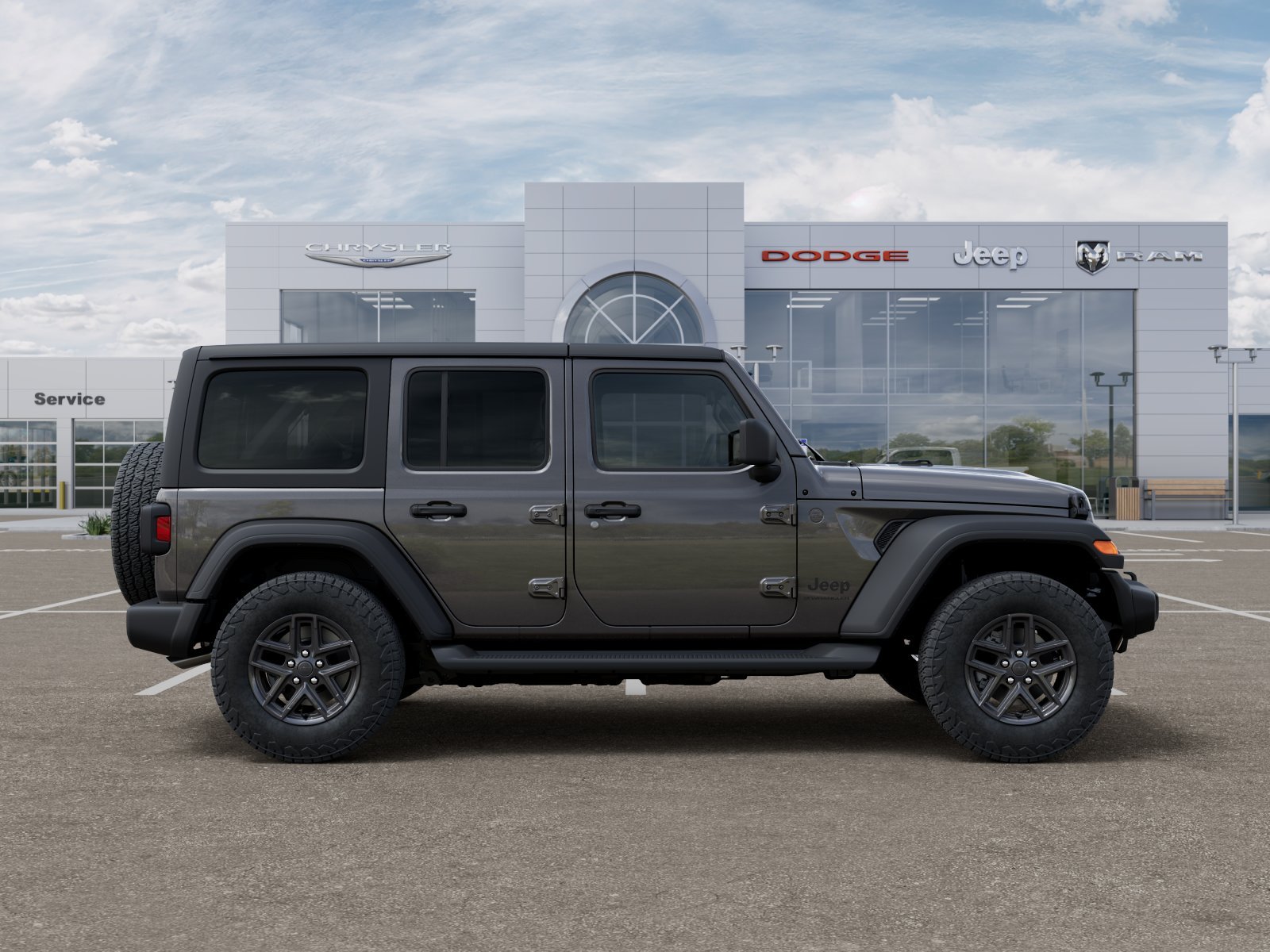 New 2026 Granite Crystal Metallic Clear-Coat Exterior Paint Jeep Sport S image 30