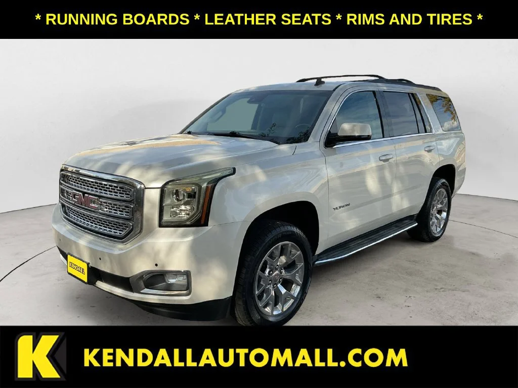 Used 2015 WHITE DIAMOND TRICOAT GMC SLT image 1