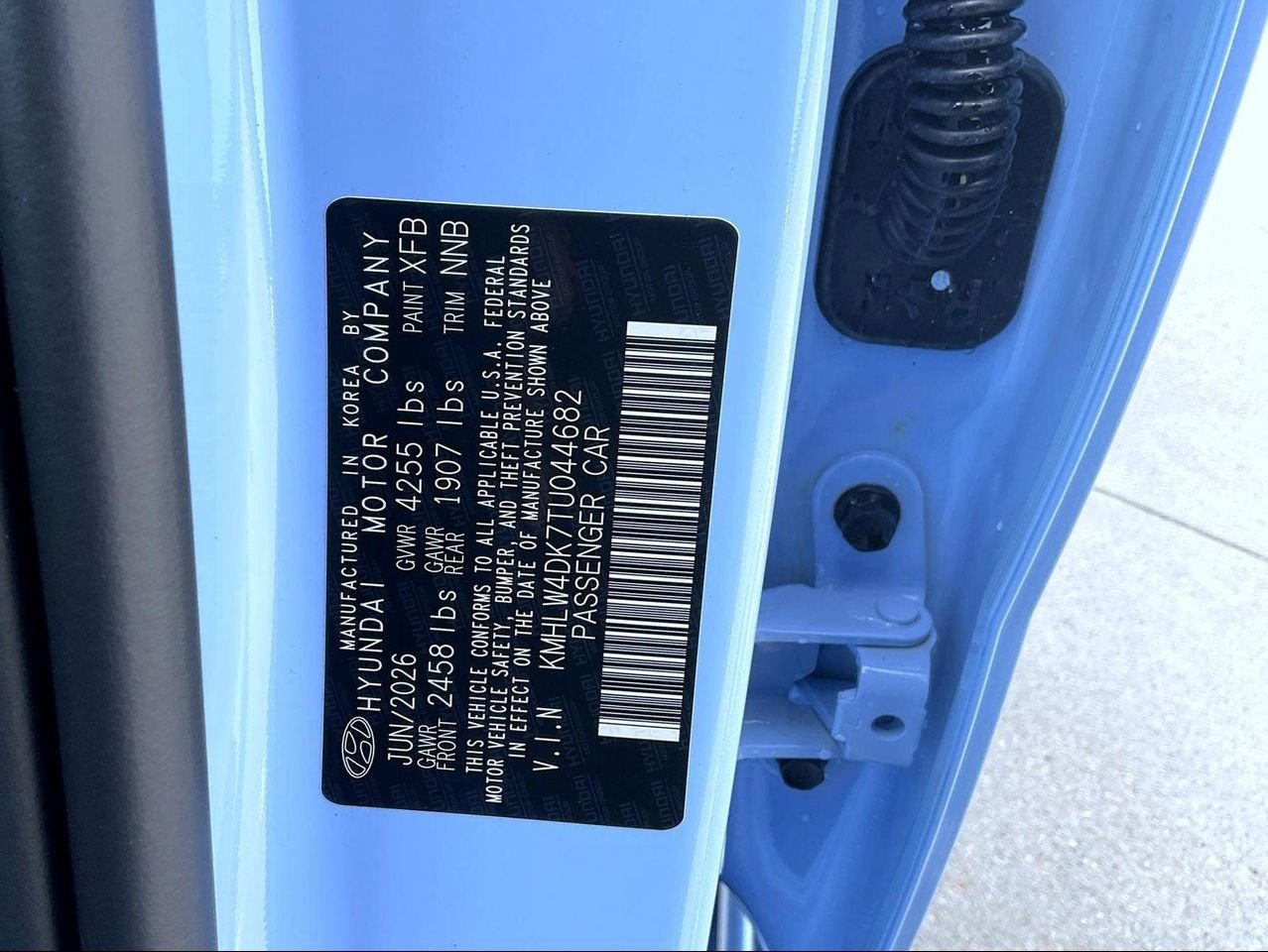 New 2026 Blue Hyundai Base image 25