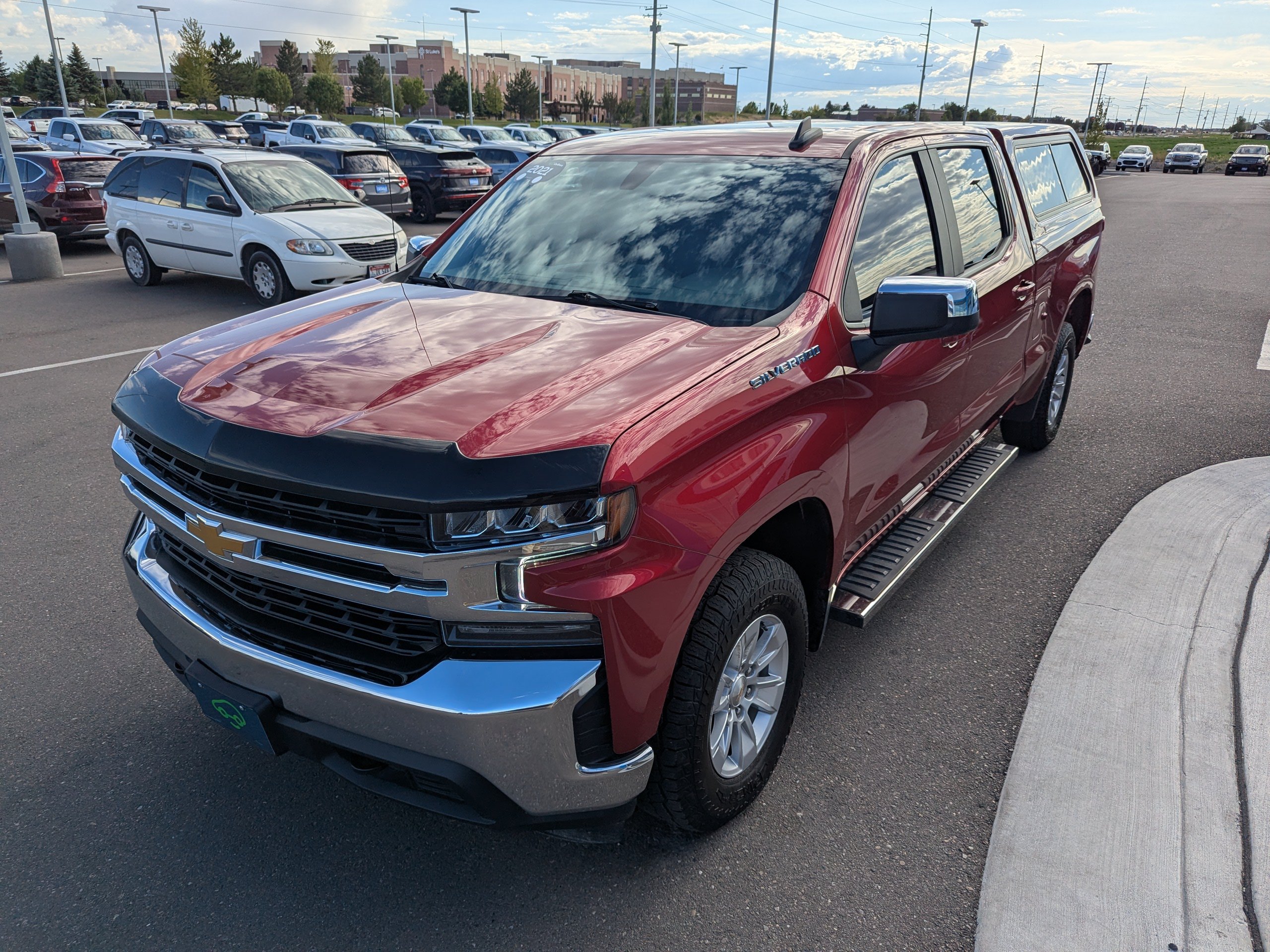 Certified Used 2021 CHERRY RED TINTCOAT Chevrolet LT image 8