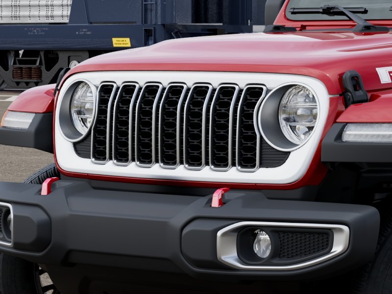 New 2026 Firecracker Red Clear-Coat Exterior Paint Jeep Sahara image 7