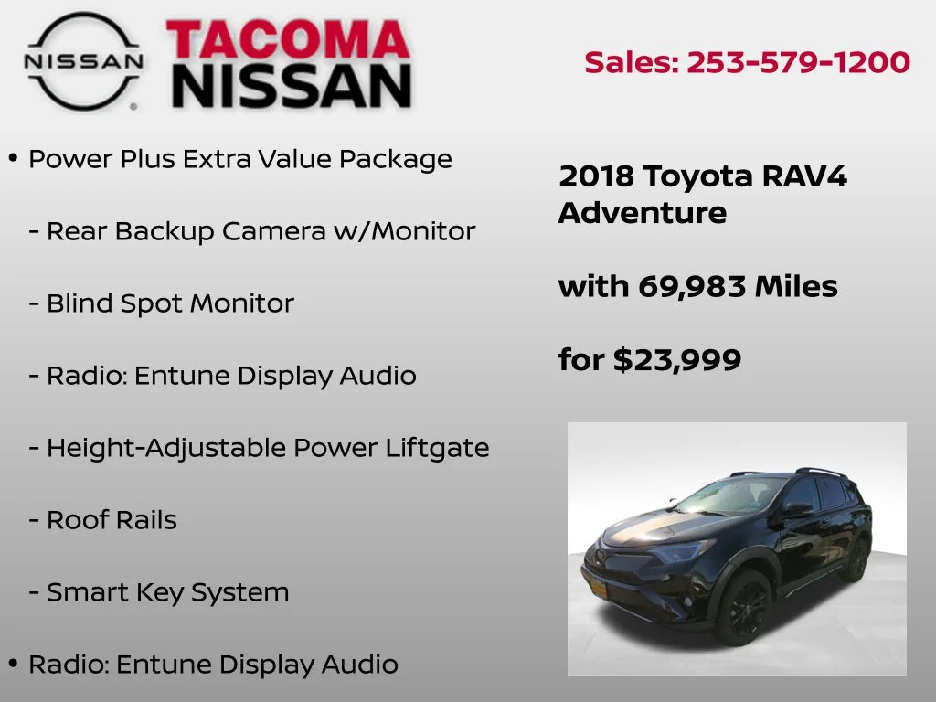 Used 2018 Black Toyota Adventure image 7