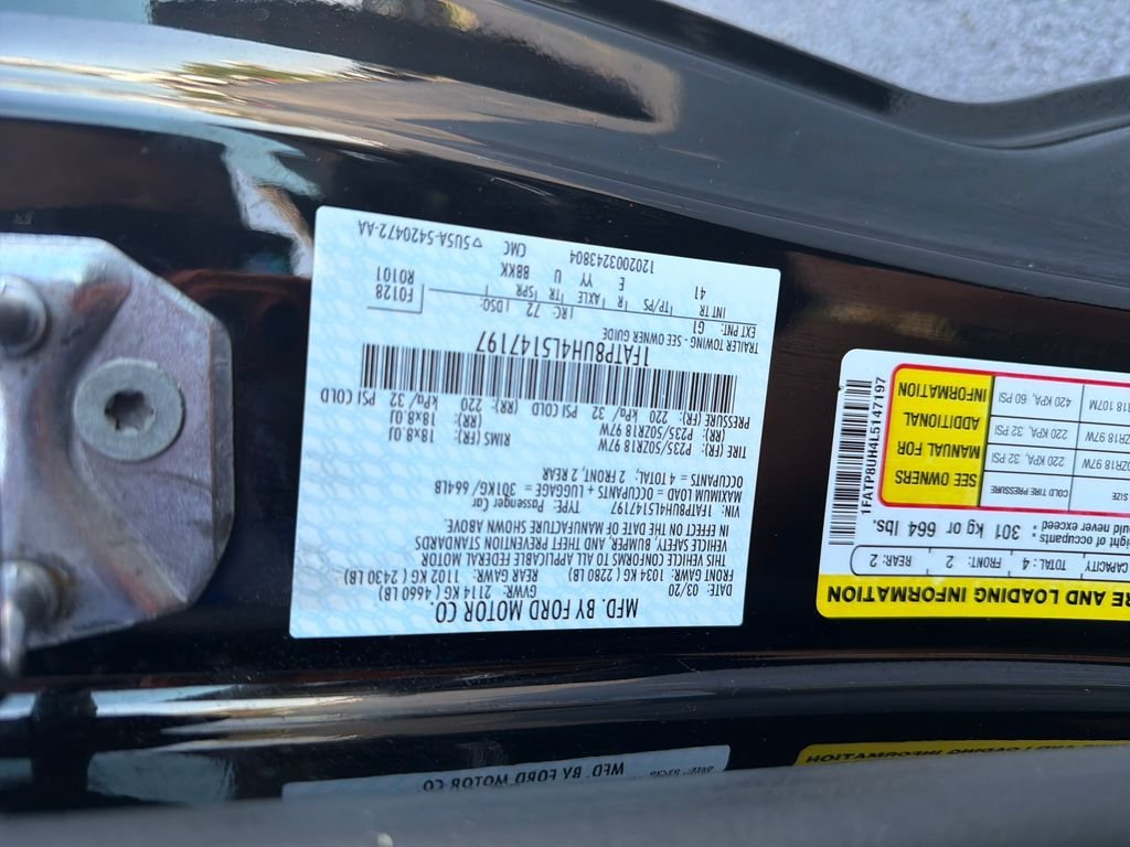 Used 2020 Black Ford EcoBoost Premium image 23