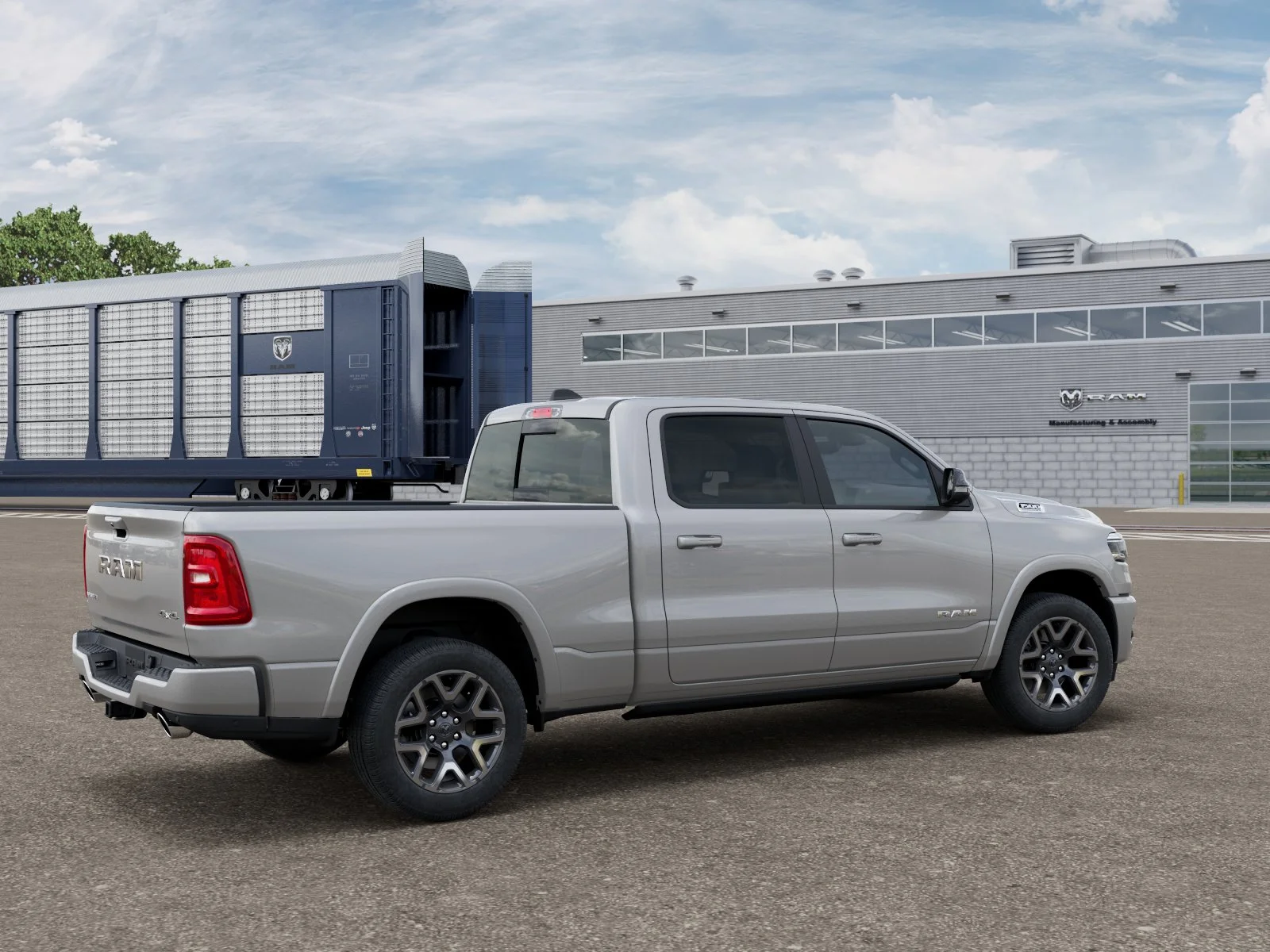 New 2026 Silver Zynith Exterior Paint RAM Laramie image 2
