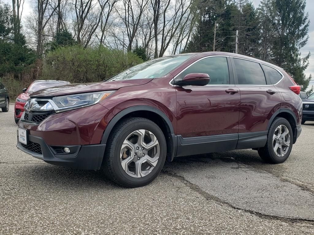 Used 2018 Burgundy Honda EX-L AWD Heated Leather Moonroof image 8