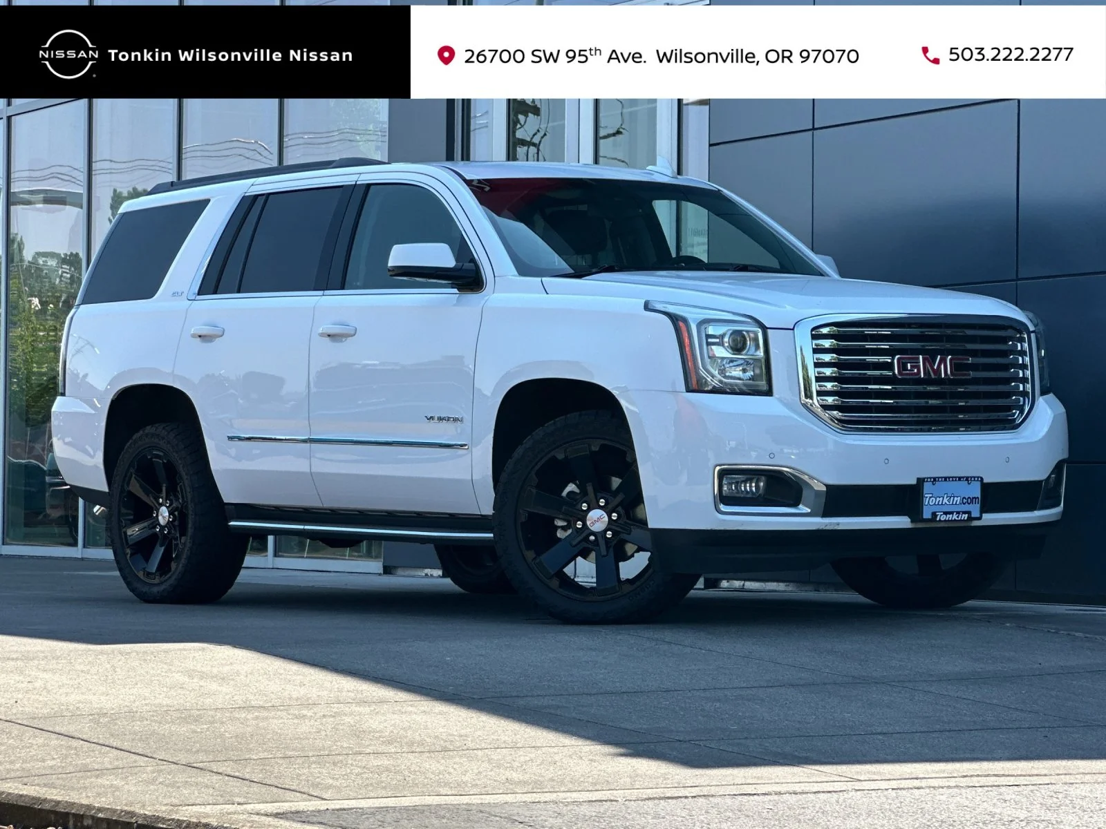Used 2018 Summit White GMC SLT image 1