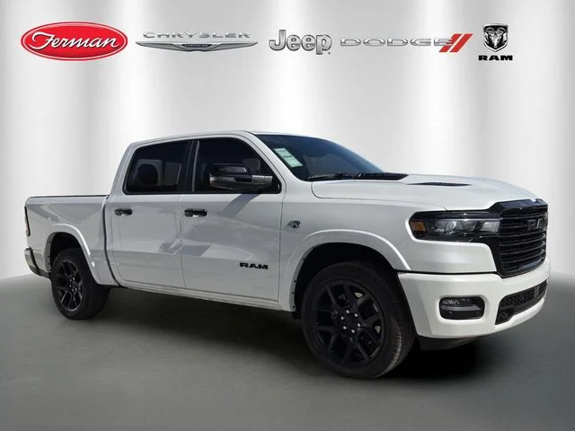 New 2026 Ivory White Tri-Coat Pearl-Coat Exterior Paint RAM Laramie image 1