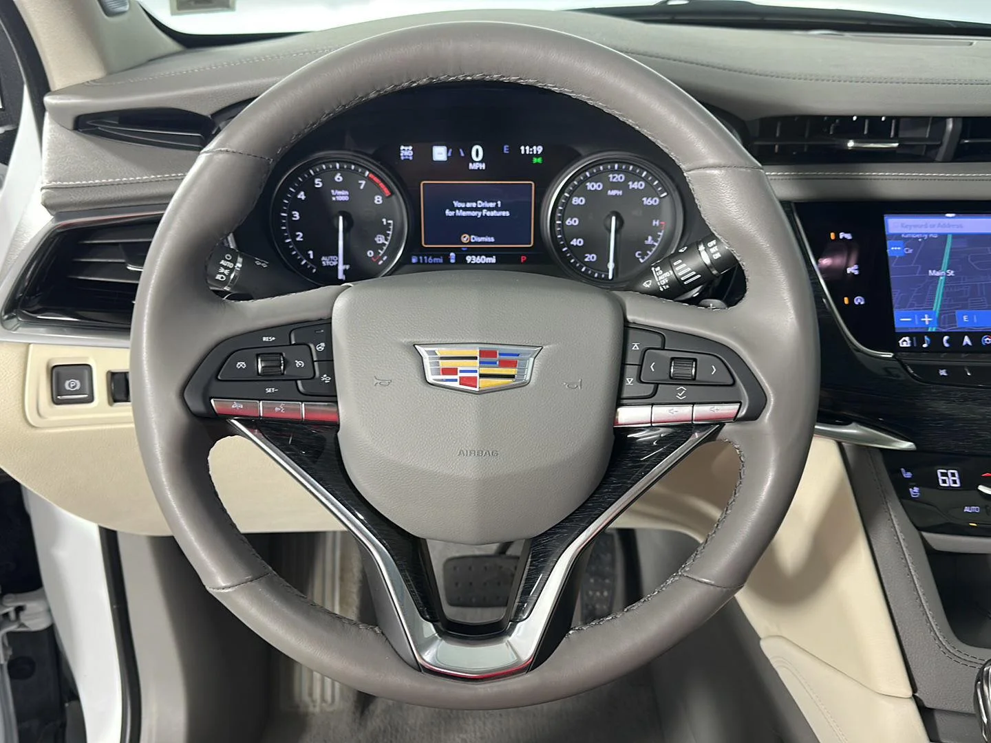 Used 2023 Crystal White Tricoat Cadillac AWD Premium Luxury image 24