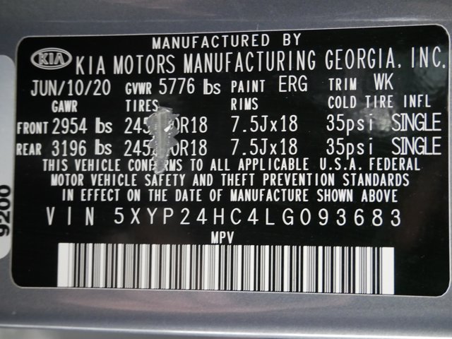 Used 2020 Everlasting Silver Kia LX image 32