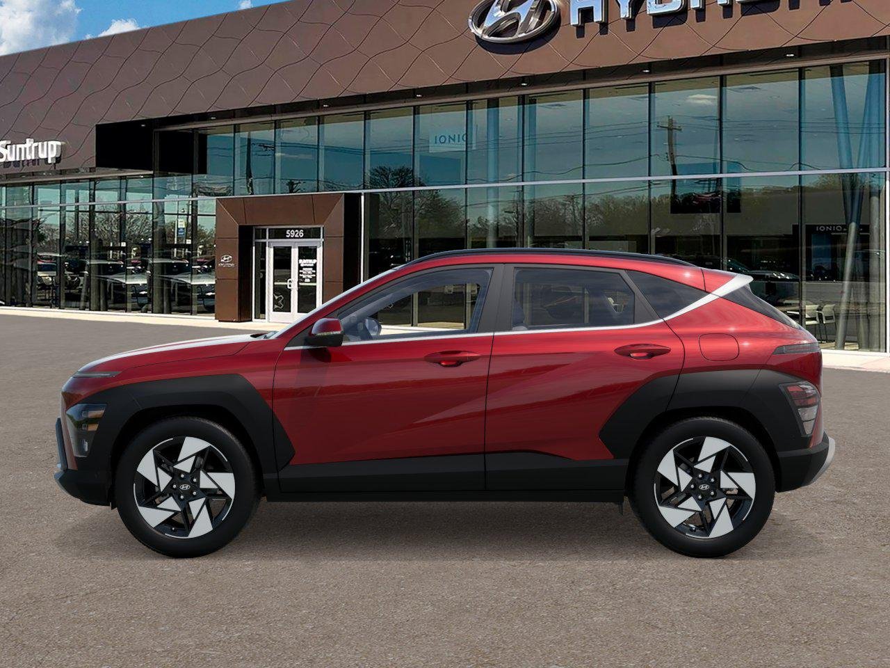 New 2026 Ultimate Red Metallic Hyundai SEL Sport AWD image 3