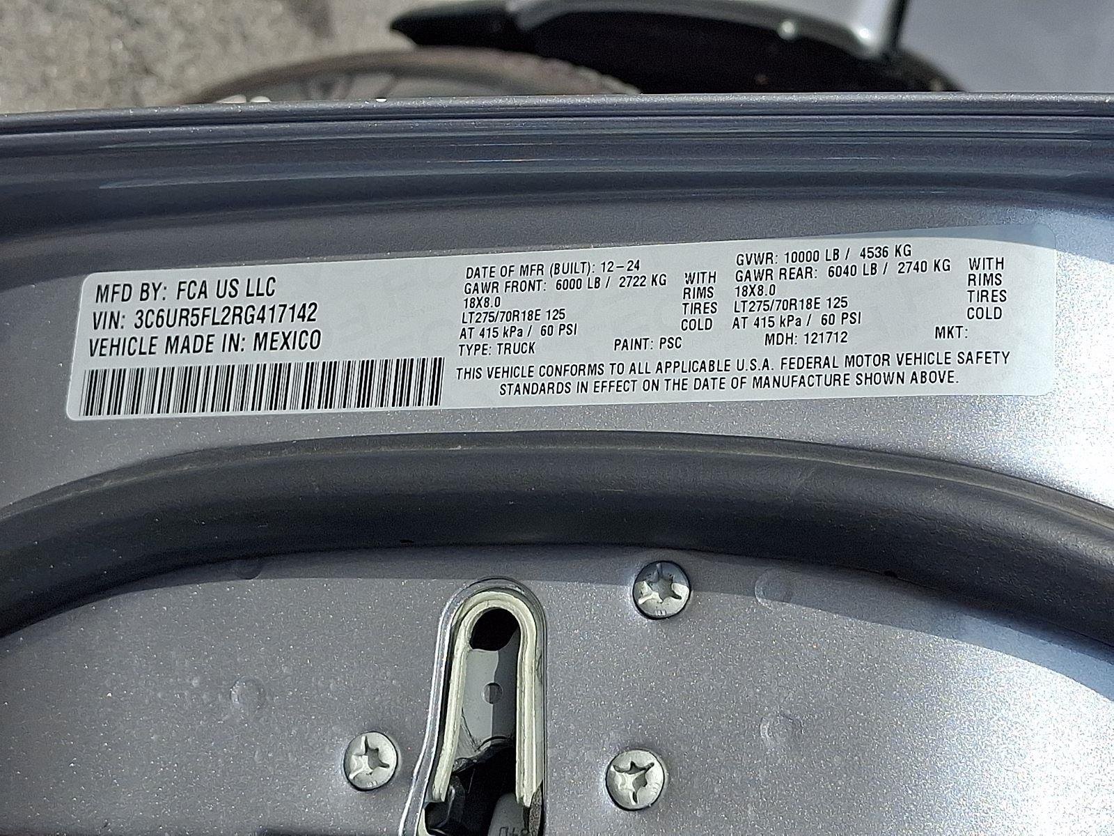 Certified Used 2024 Billet Silver Metallic Clearcoat Ram Laramie image 29