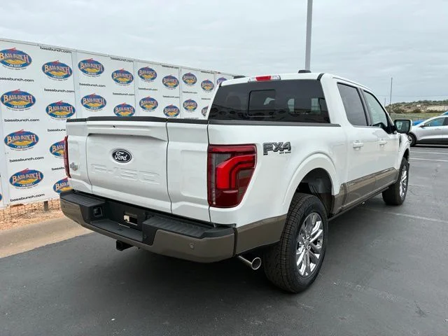 New 2026 Star White Metallic Tri-Coat Ford King Ranch image 4