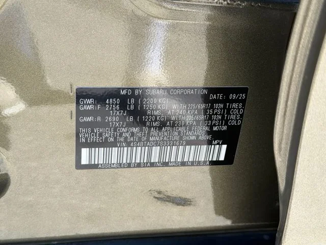 Certified Used 2025 Green Subaru Premium image 30