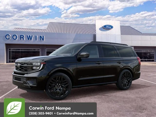 New 2027 Agate Black Metallic Ford Platinum image 2