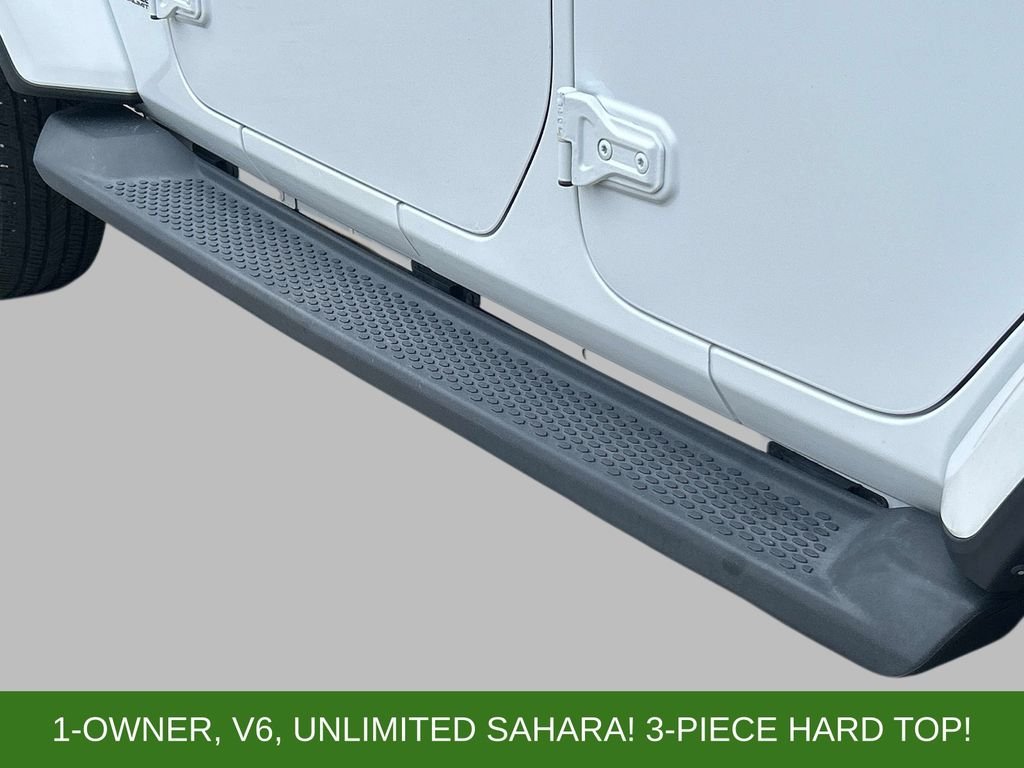 Used 2018 White Jeep Unlimited Sahara image 13