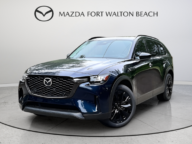 New 2026 Deep Crystal Blue Mica Mazda 3.3 Turbo Premium Sport AWD image 3