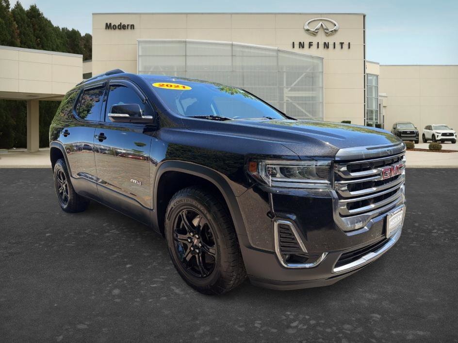 Used 2021 Ebony Twilight Metallic GMC AT4 image 3