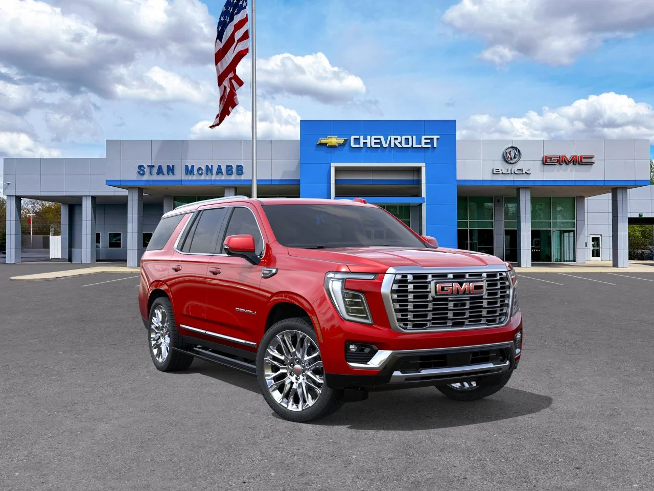 New 2027 Volcanic Red Tintcoat GMC Denali image 1
