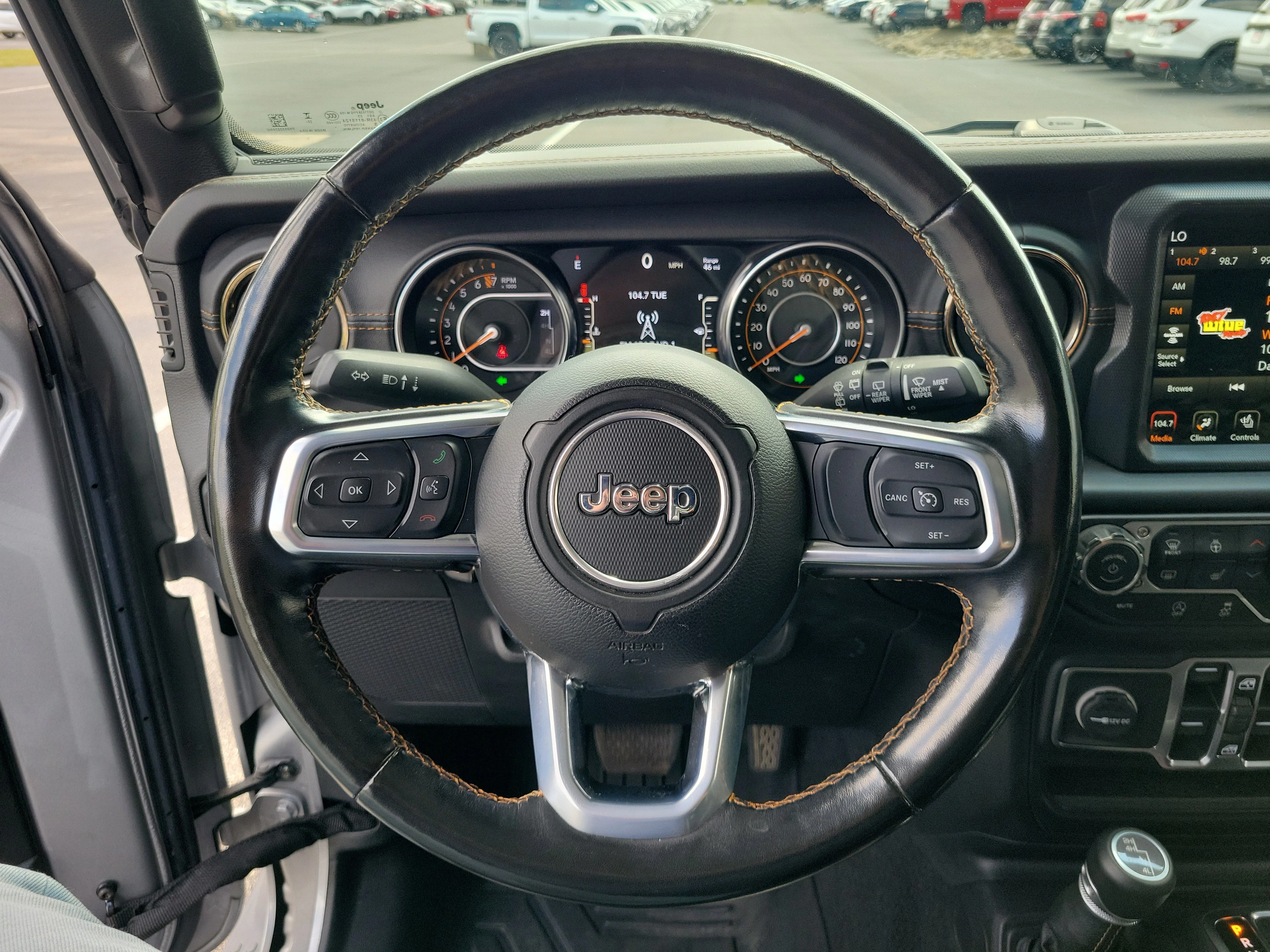 Used 2021 Billet Silver Metallic Clear Coat Jeep High Altitude image 21