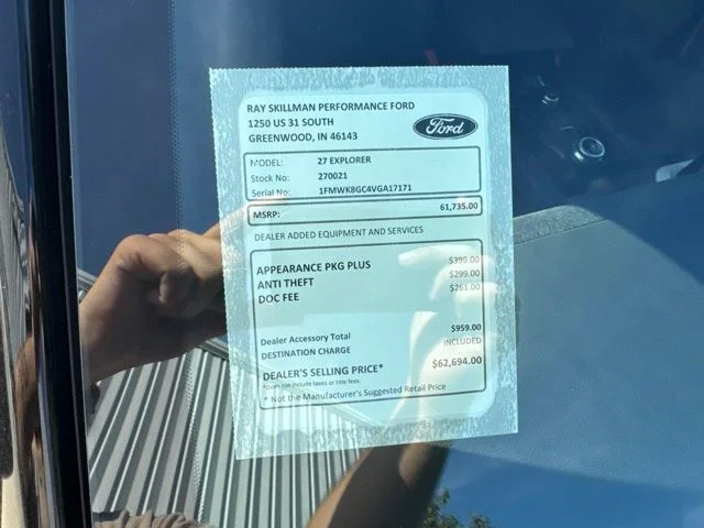 New 2027 Avalanche Gray Ford ST image 2