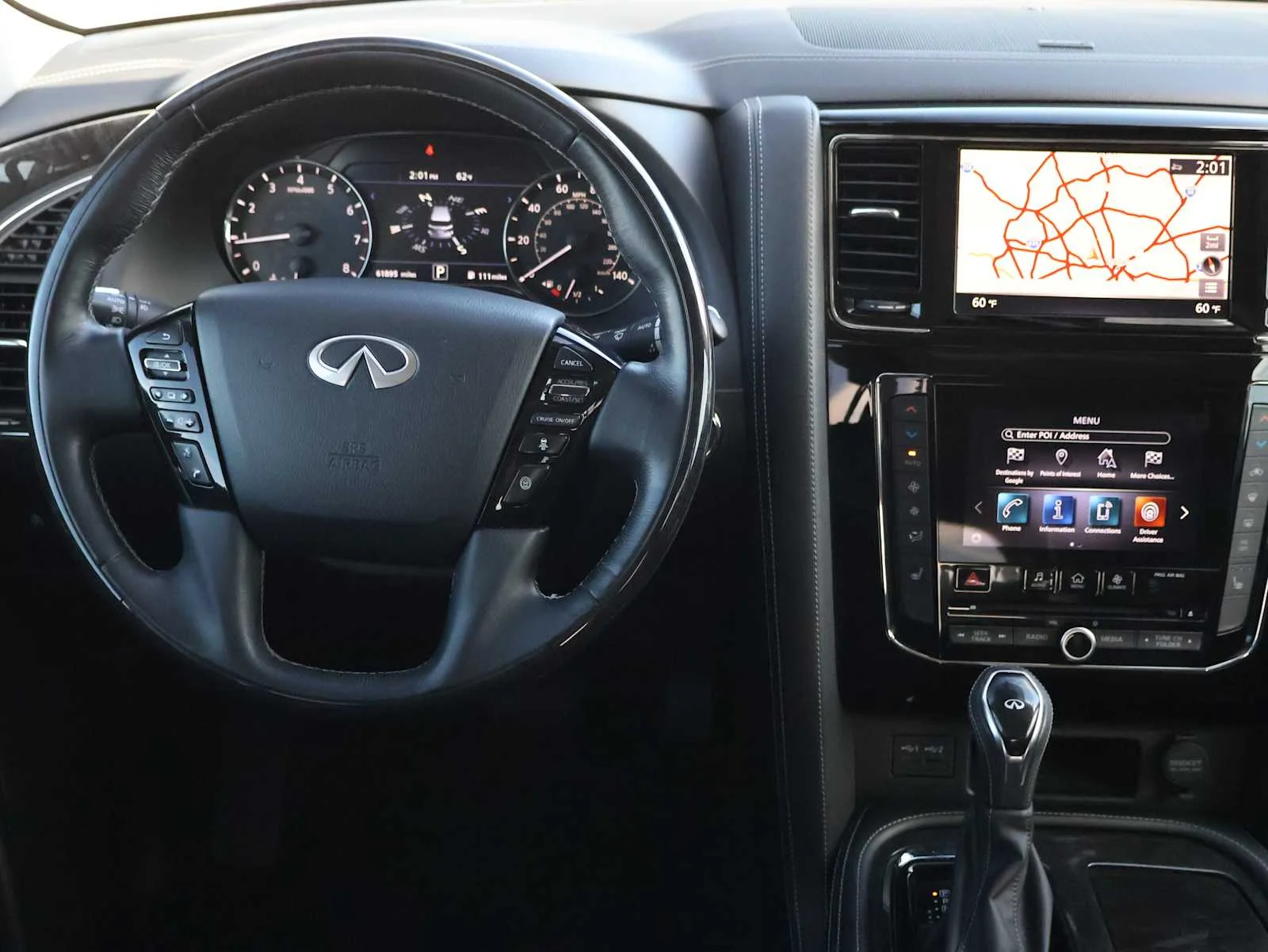 Certified Used 2021 Black Obsidian INFINITI LUXE image 20