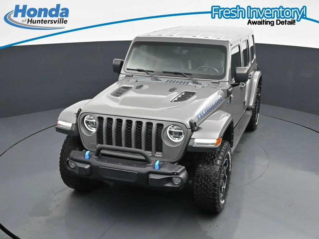 Used 2022 Gray Clearcoat Jeep Unlimited Rubicon 4xe image 22