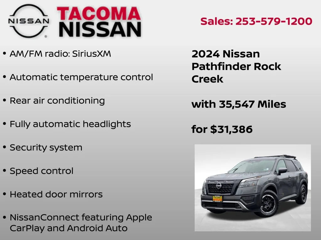 Used 2024 Gray Nissan Rock Creek image 6
