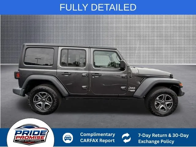 Used 2018 Gray Jeep Unlimited Sport S image 8