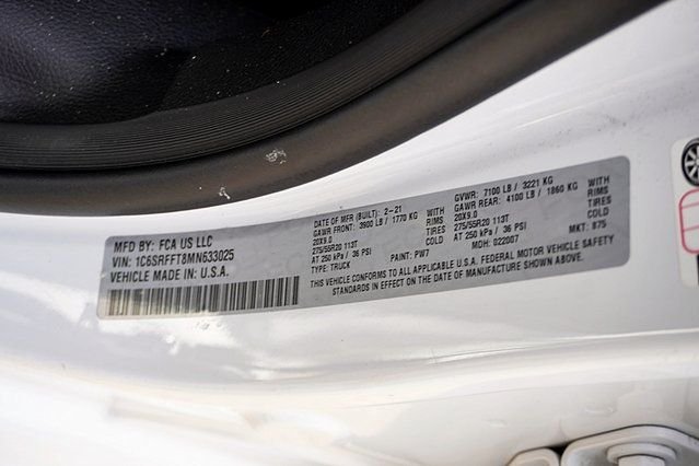 Used 2021 White Ram Big Horn/Lone Star image 31