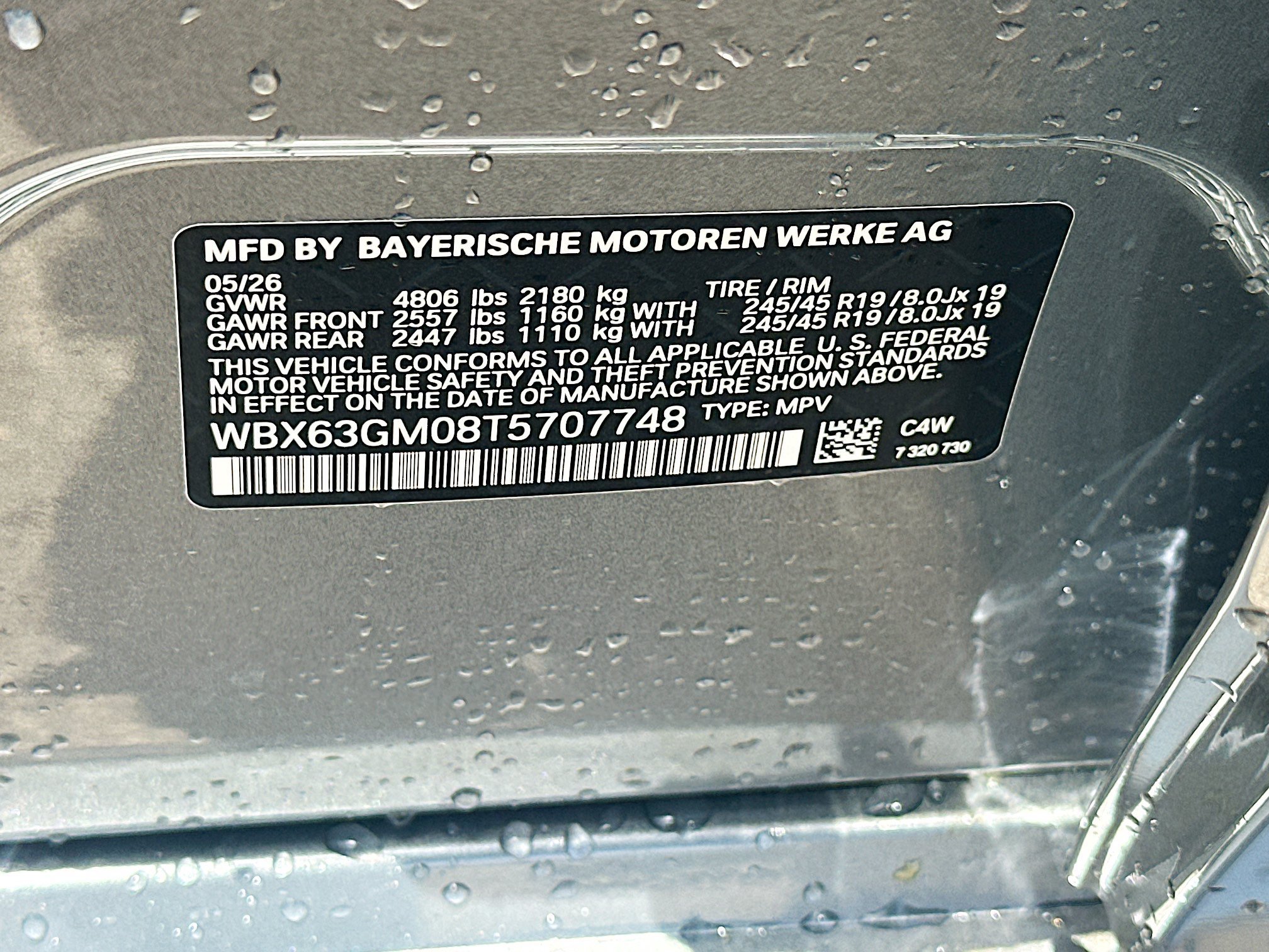 New 2026 Skyscraper Grey Metallic BMW xDrive28i image 24