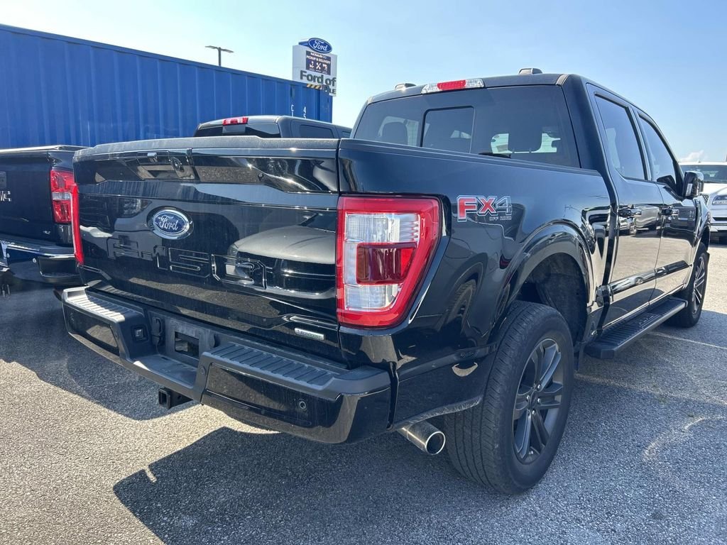 Used 2023 Agate Black Metallic Ford Lariat image 3