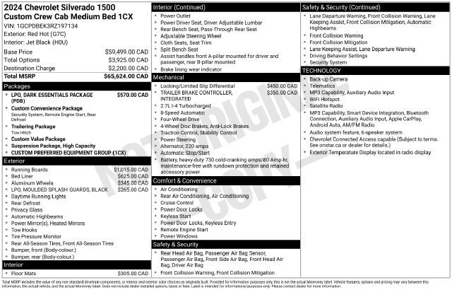 2024 Chevrolet Silverado 1500