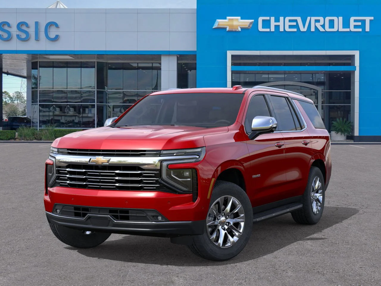 2026 Chevrolet Tahoe Premier Red at Classic Elite Chevrolet Hwy 6