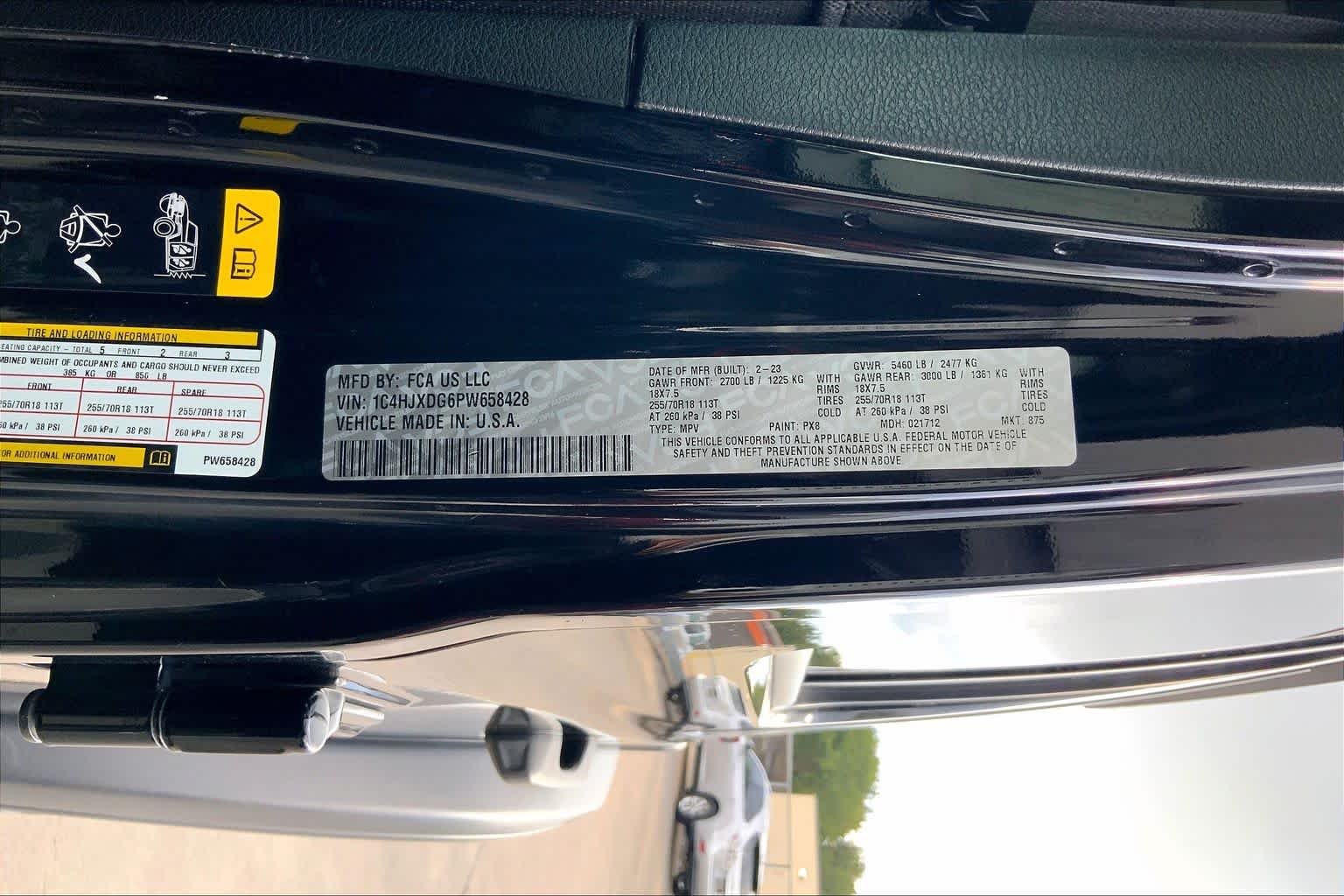 Used 2023 Black Clearcoat Jeep Sport Altitude image 37