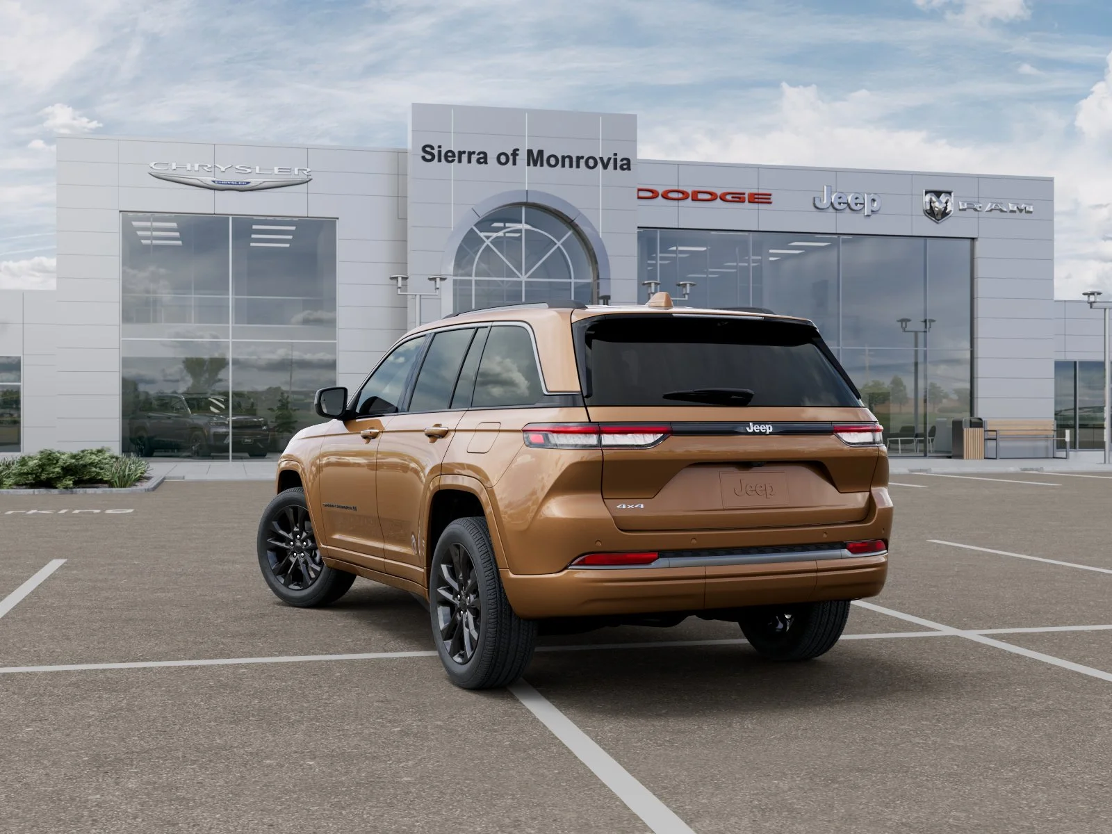 New 2026 Copper Shino Metallic Clear-Coat Exterior Paint Jeep Limited Reserve image 29