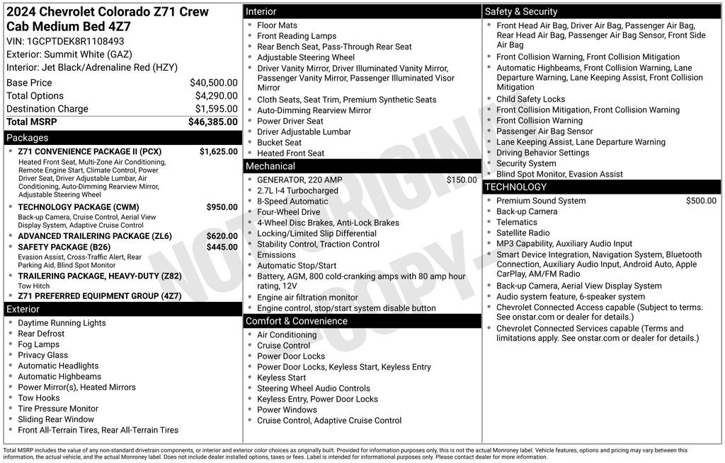 Used 2024 Summit White Chevrolet Z71 image 34