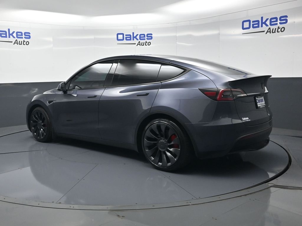 Used 2022 Midnight Silver Metallic Tesla Performance image 6
