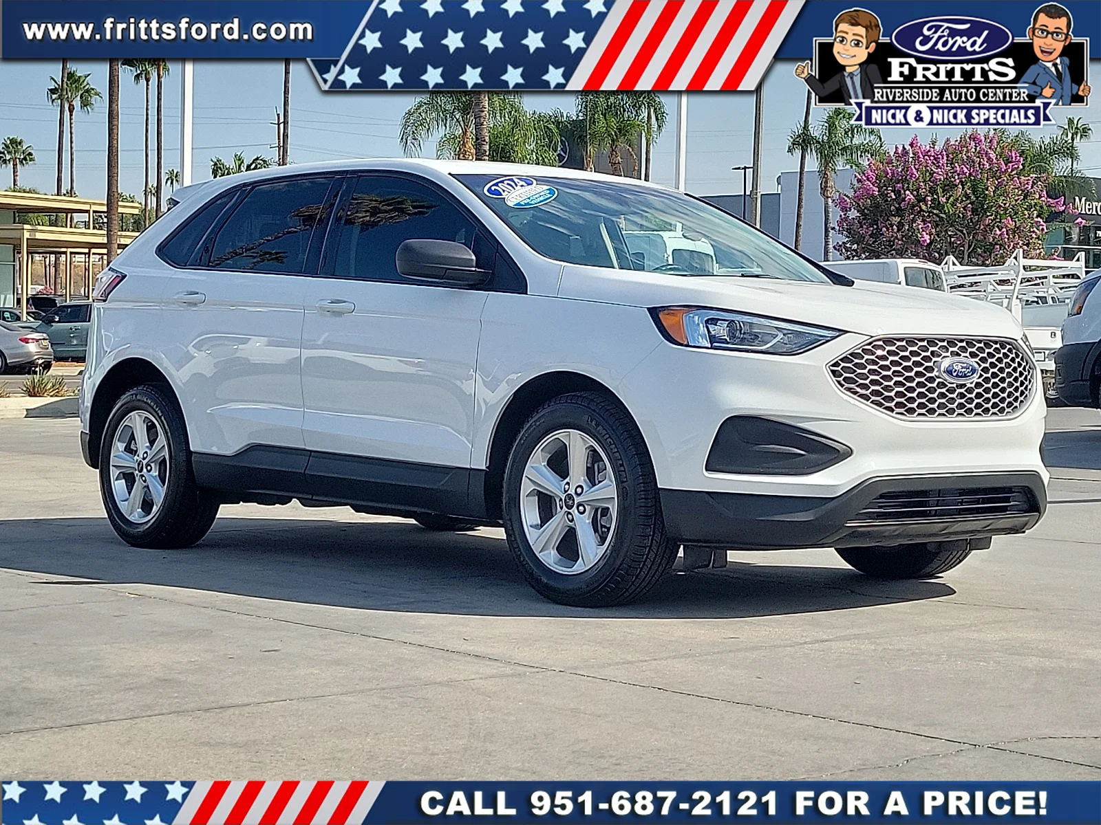 Certified Used 2024 Oxford White Ford SE image 25