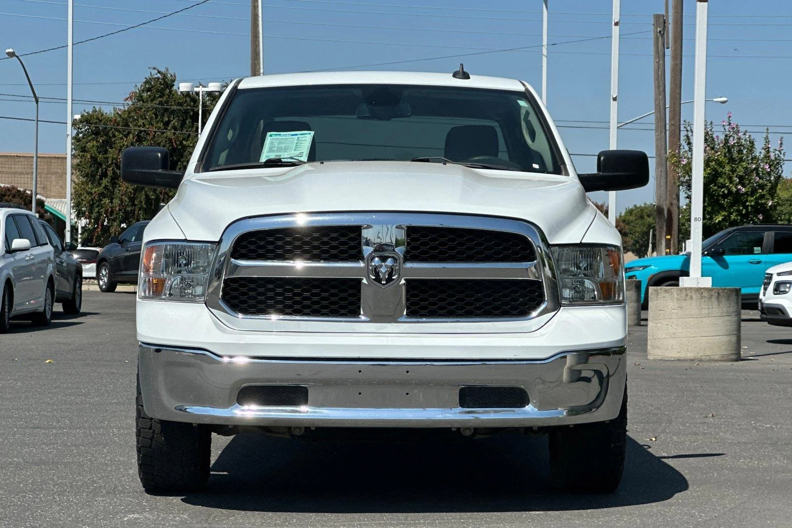 Used 2023 Bright White Clearcoat Ram SLT image 9