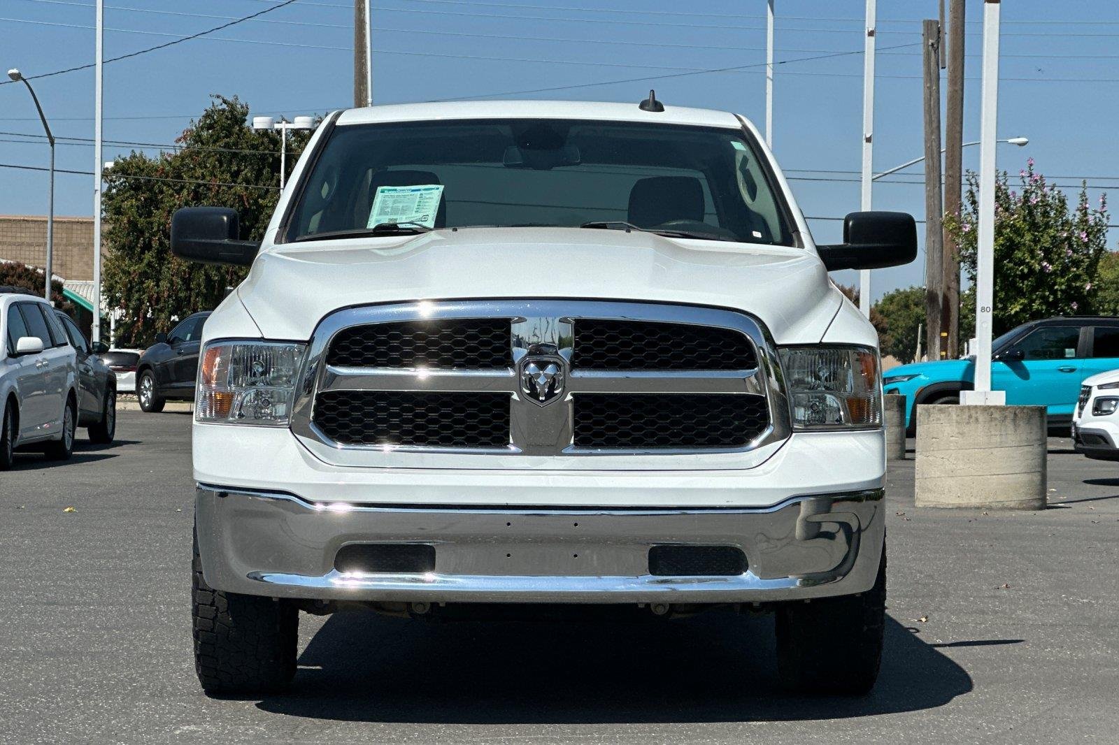 Used 2023 Bright White Clearcoat Ram SLT image 9
