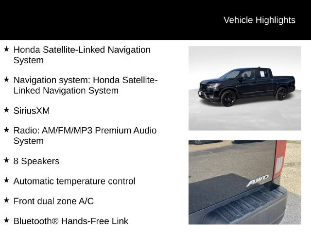 Used 2021 Black Honda Black Edition image 7