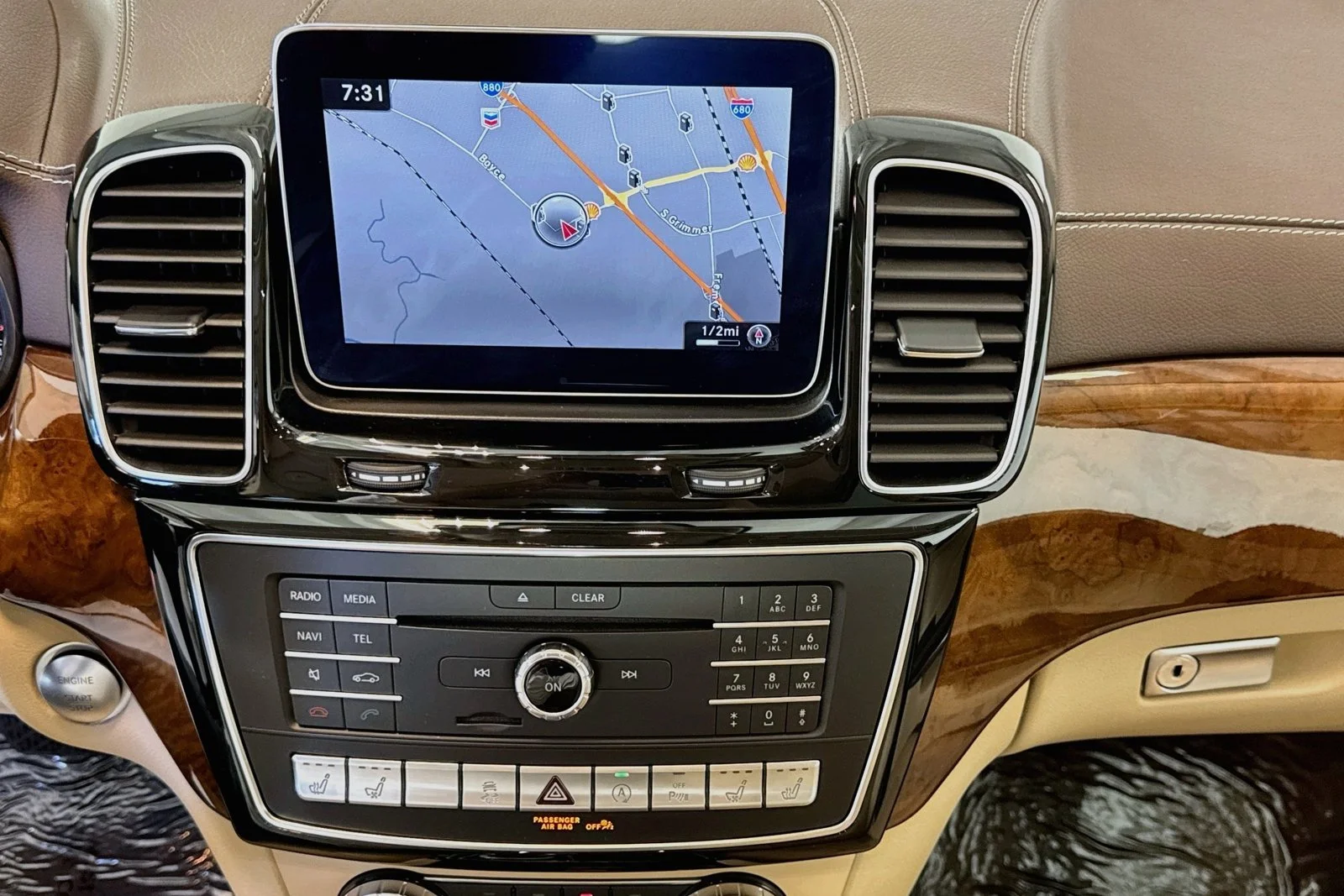 Used 2019 Lunar Blue Metallic Mercedes-Benz GLS 550 image 13