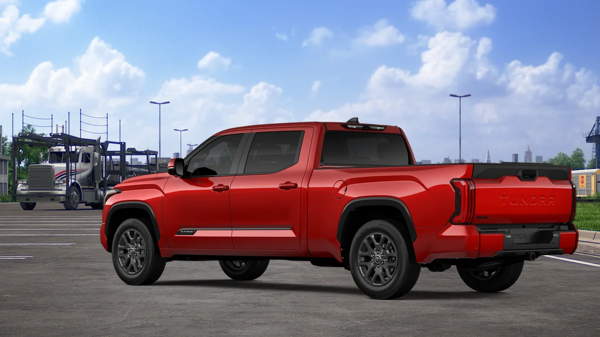 New 2026 Supersonic Red Toyota Platinum image 6