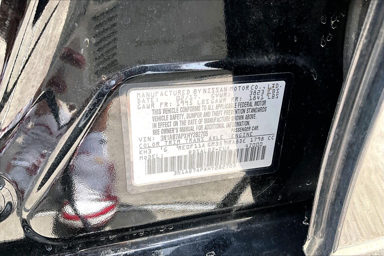 Used 2017 Super Black Nissan S image 33