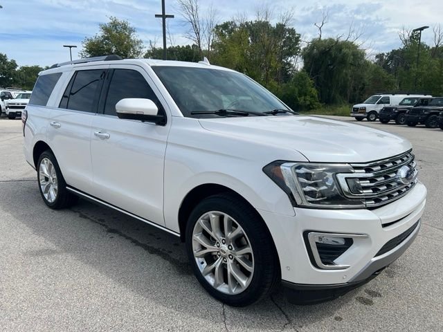 Used 2019 White Platinum Ford Limited image 1