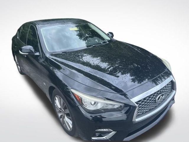 Used 2018 Black Obsidian INFINITI 3.0t LUXE image 1